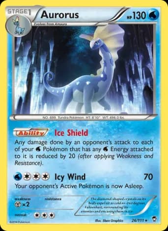 Aurorus Pokémon card #26