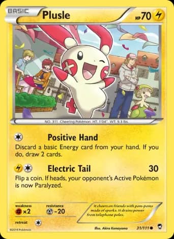 Plusle Pokémon card #31
