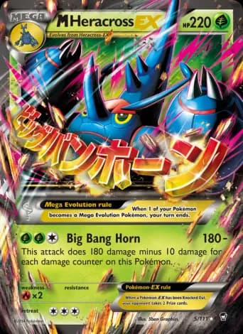 M Heracross EX Pokémon card #5