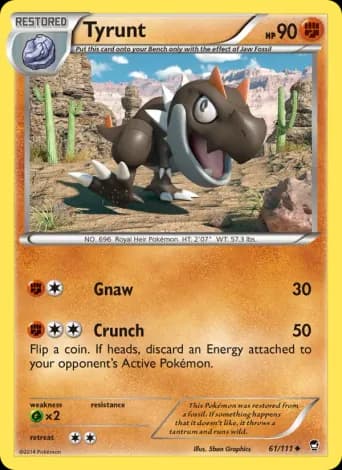 Tyrunt Pokémon card #61