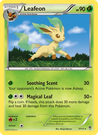 Leafeon Pokémon card #7