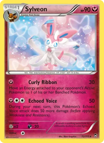Sylveon Pokémon card #72