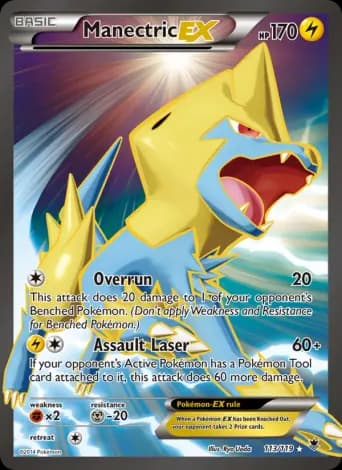 Manectric EX Pokémon card #113