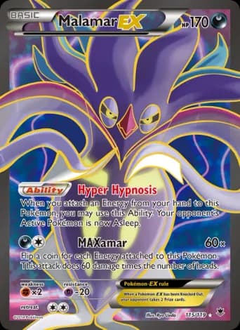 Malamar EX Pokémon card #115
