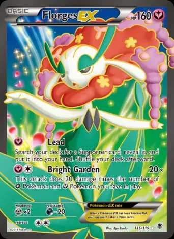 Florges EX Pokémon card #116