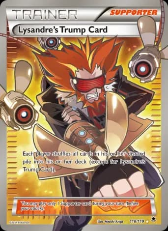 Lysandre's Trump Card Pokémon card #118