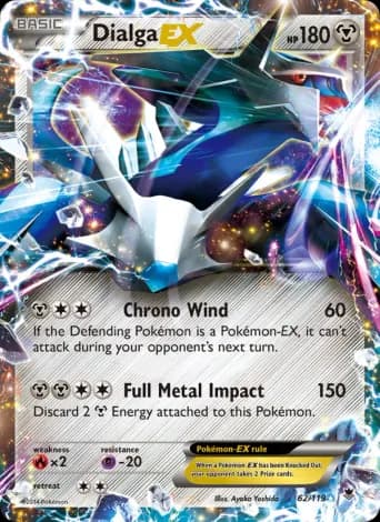 Dialga EX Pokémon card #62