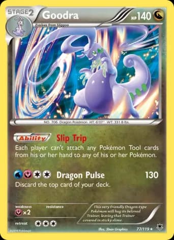 Goodra Pokémon card #77
