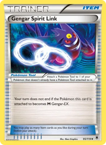 Gengar Spirit Link Pokémon card #95