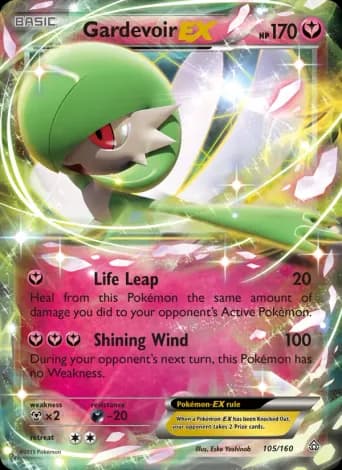 Gardevoir EX Pokémon card #105