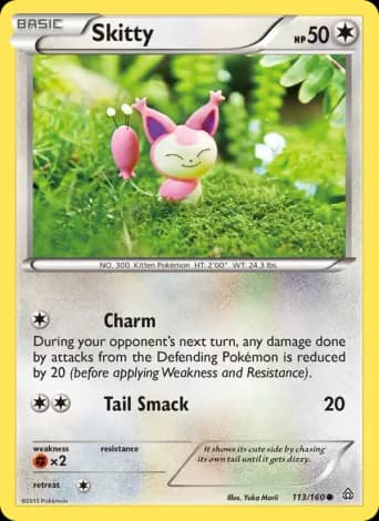 Skitty Pokémon card #113