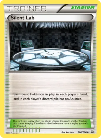 Silent Lab Pokémon card #140