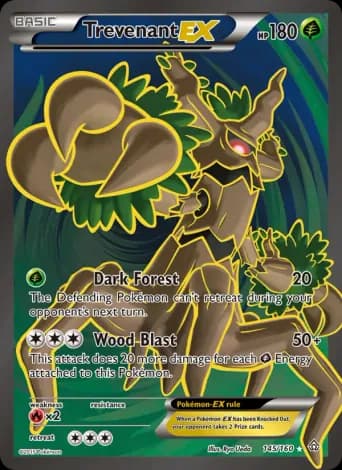 Trevenant EX Pokémon card #145