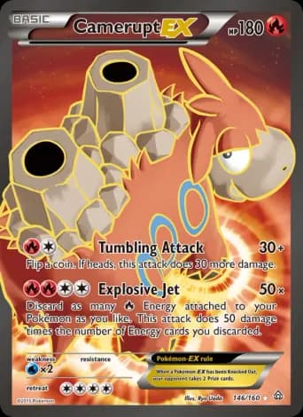 Camerupt EX Pokémon card #146