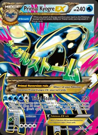 Primal Kyogre EX Pokémon card #149