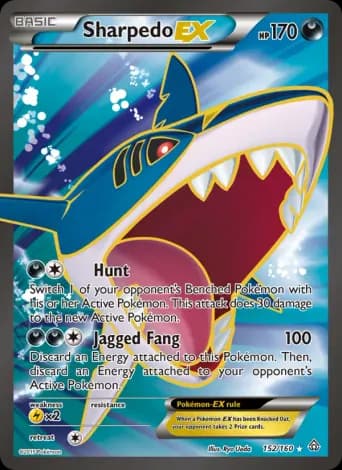 Sharpedo EX Pokémon card #152