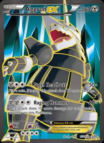 Aggron EX Pokémon card #153