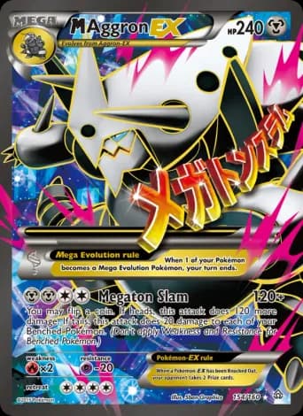 M Aggron EX Pokémon card #154