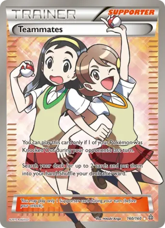 Teammates Pokémon card #160