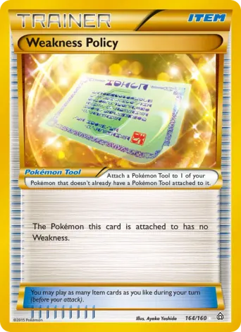 Weakness Policy Pokémon card #164