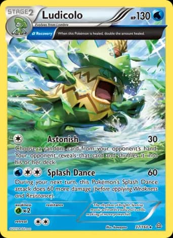 Ludicolo Pokémon card #37