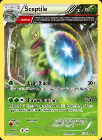 Sceptile Pokémon card #9