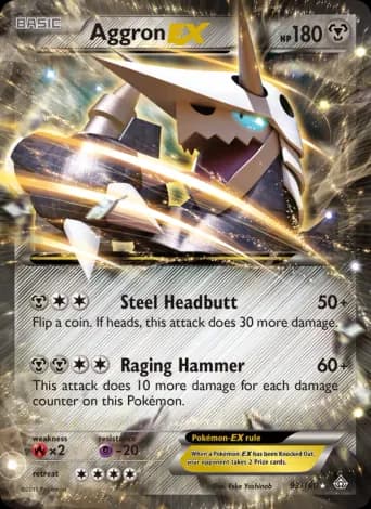 Aggron EX Pokémon card #93