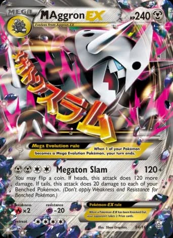 M Aggron EX Pokémon card #94