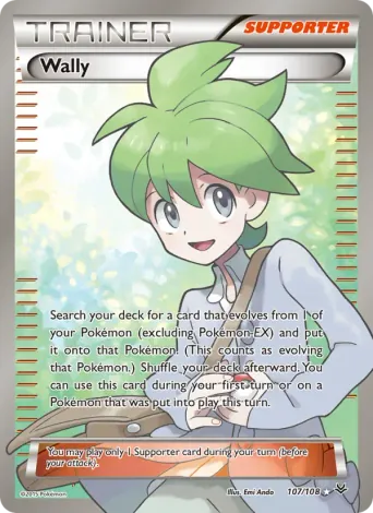 Wally Pokémon card #107