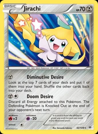 Jirachi Pokémon card #42