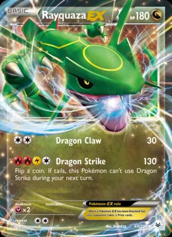 Rayquaza EX Pokémon card #60