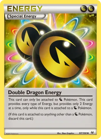 Double Dragon Energy Pokémon card #97