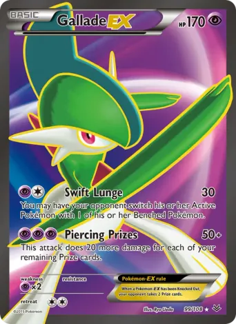 Gallade EX Pokémon card #99