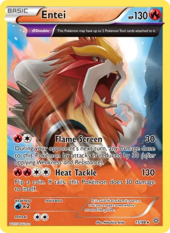 Entei Pokémon card #15