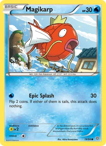 Magikarp Pokémon card #19