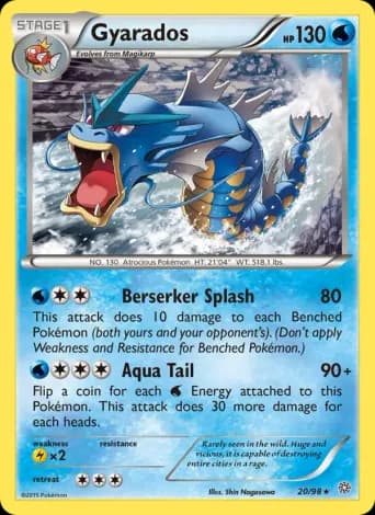 Gyarados Pokémon card #20