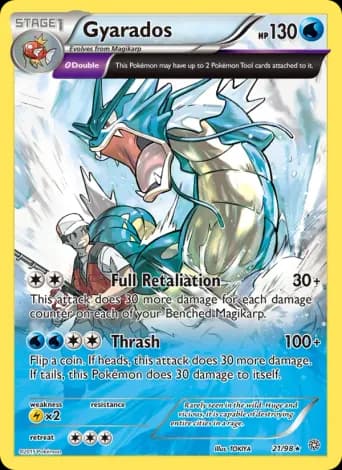Gyarados Pokémon card #21