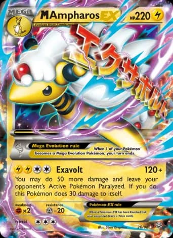 M Ampharos EX Pokémon card #28