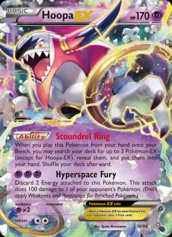Hoopa EX Pokémon card #36