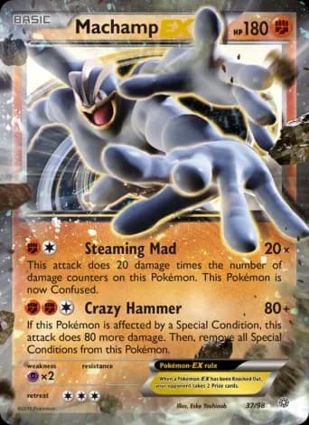 Machamp EX Pokémon card #37
