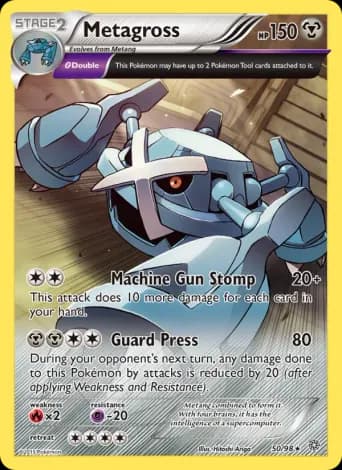 Metagross Pokémon card #50