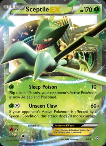 Sceptile EX Pokémon card #7