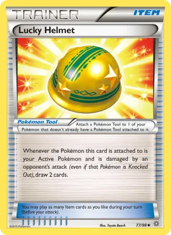 Lucky Helmet Pokémon card #77