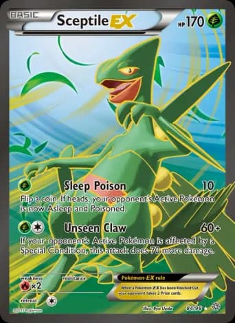 Sceptile EX Pokémon card #84