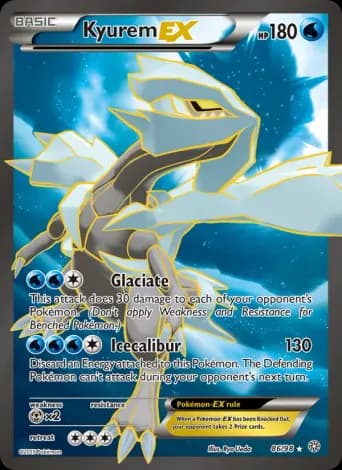 Kyurem EX Pokémon card #86