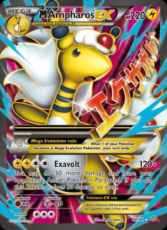 M Ampharos EX Pokémon card #88