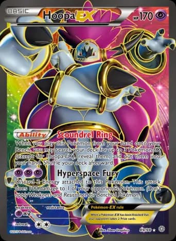 Hoopa EX Pokémon card #89