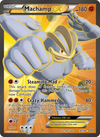 Machamp EX Pokémon card #90