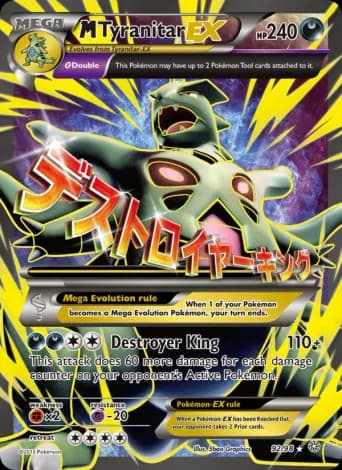 M Tyranitar EX Pokémon card #92