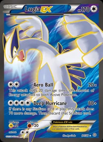 Lugia EX Pokémon card #94